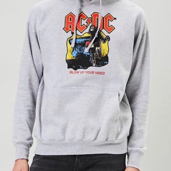 ACDC Graphic Drawstring Hoodie - Picture 2 of 3